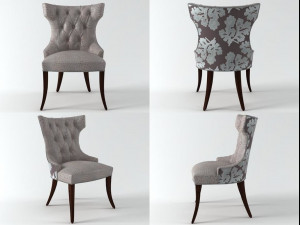 athens chair 2901s by artistic frame 3D मॉडल
