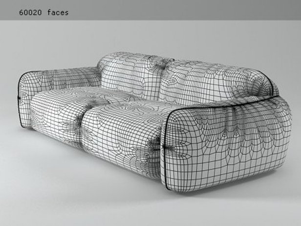 Piumotto08 Sofa260 By Busnelli 3d Model In Sofa 3dexport