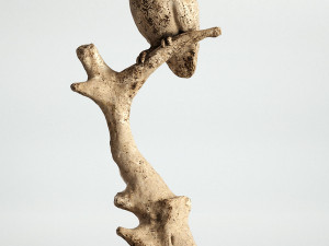 woodland wisdom owl sculpture 3D Модель