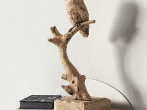 woodland wisdom owl sculpture 3D Модель