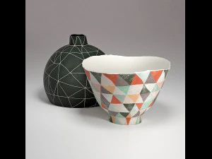 Tania Rollon vaas en kom 3D Model