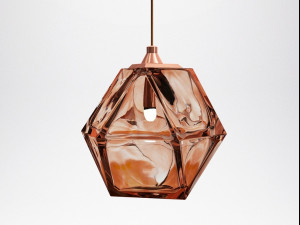 welles double blown glass pendants by gabriel scott 3D मॉडल