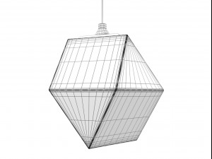 welles double blown glass pendants by gabriel scott 3D मॉडल