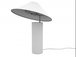 damo table lamp by seed design 3D Модель