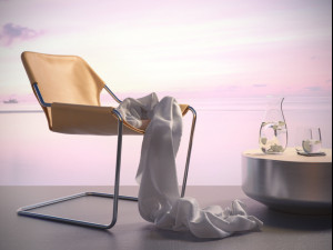 paulistano armchair by objekto 3D Model
