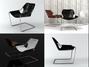paulistano armchair by objekto 3D Model