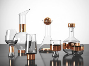 tank glassware by tom dixon 3D Model