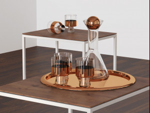 tank glassware by tom dixon 3D Model