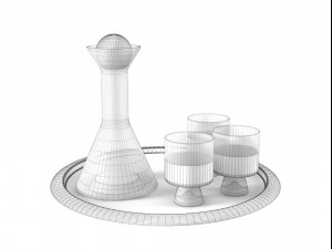 tank glassware by tom dixon 3D Model