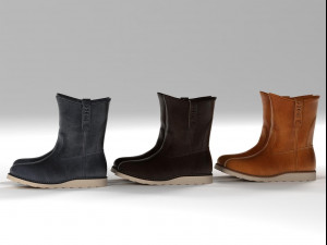 pecos boots 3D 模型