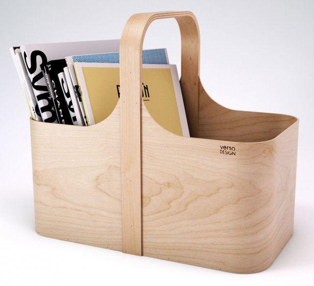 verso design koppa storage box 3D 模型 .c4d .max .obj .3ds .fbx .stl .blend 