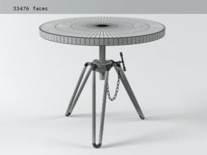 overdyed table by moroso 3D-Modell