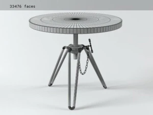 overdyed table by moroso 3D Model