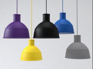 unfold lamp by muuto Modello 3D
