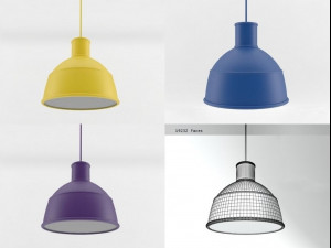 unfold lamp by muuto Modello 3D