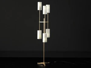pugil floor lamp by bert frank 3D Model