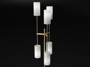 pugil floor lamp by bert frank Modelo 3D