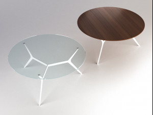 trimundo coffee table by sitia Modelo 3D