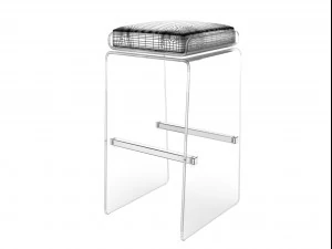 waterfall barstool by cain modern 3D Model