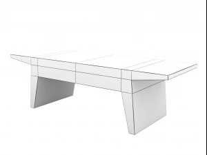 3d felix bench 3D Model
