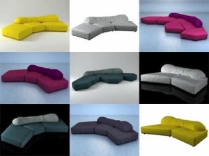 on the rocks by edra 3D Model