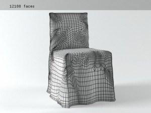ghost 23 side chair 3D Model