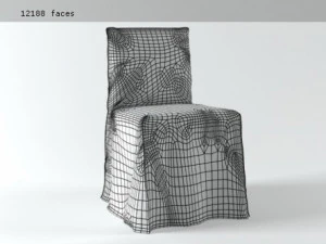 cadeira lateral fantasma 23 Modelo 3D