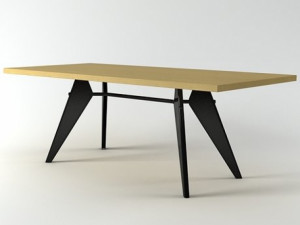 em table by vitra 3D 模型