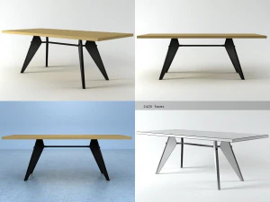 em table by vitra 3D Model