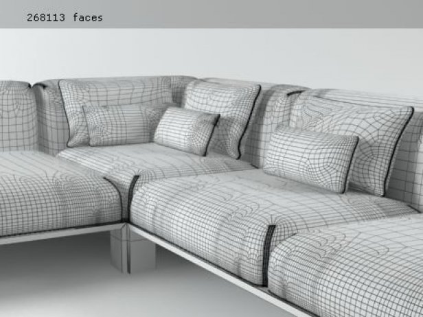Sofa by Patricia Urquiola 3D Model in Sofa 3DExport