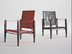 safari chair by rud rasmussen 3D 模型