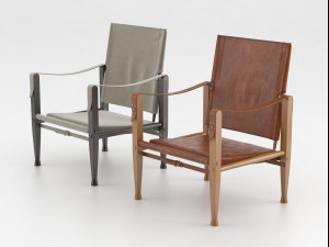 safari chair by rud rasmussen 3D 模型