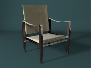 safari chair by rud rasmussen 3D 模型