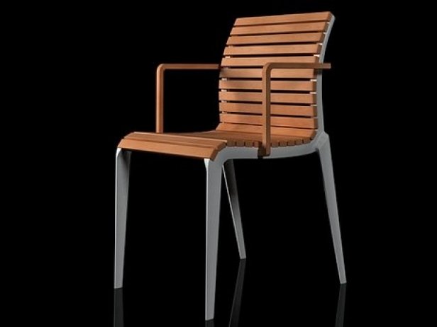 teak chair 476 by alias 3D-Modell .c4d .max .obj .3ds .fbx .stl .blend 