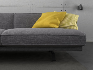 slab sofa 220 225 by bonaldo 3Dモデル