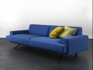 slab sofa 220 225 by bonaldo 3D Model