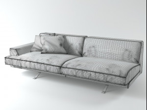 slab sofa 220 225 by bonaldo 3Dモデル