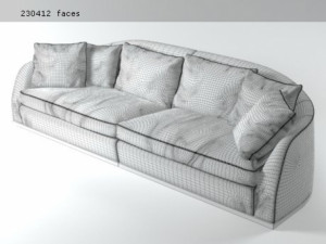 alfred by flexform 3D मॉडल