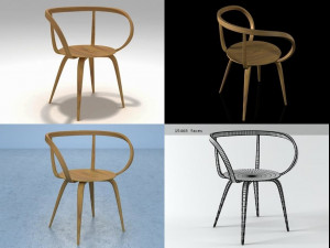 pretzel chair by vitra 3D-Modell