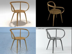pretzel chair by vitra 3D Model
