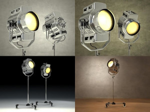 1940s floor lamp by restoration hardware 3D Модель
