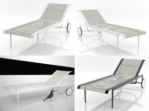 1966-42 chaise longue by bb italia 3D Model