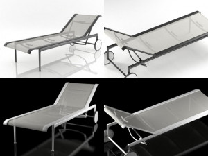1966-42 chaise longue by bb italia 3D Model