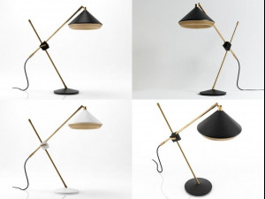 shear table lamp by bert frank 3Dモデル