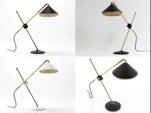 shear table lamp by bert frank 3D Model