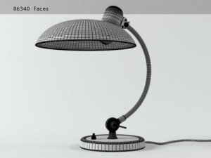 kaiser idell 6631 by fritz hansen Model 3D