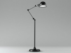 atelier task floor lamp by restoration hardware 3D 모델