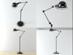 atelier task floor lamp by restoration hardware 3D Model