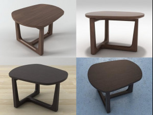 tridente coffee tables by poliform Modelo 3D