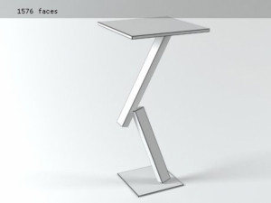 element high table by desalto Modello 3D